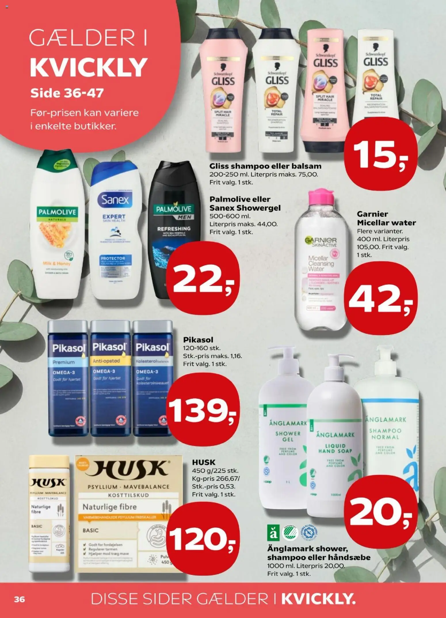 Kvickly tilbudsavis – gyldig fra 30.01.2026 | Side: 42 | Produkter: Shampoo, Balsam