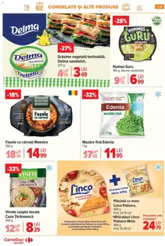 Ofertele Carrefour valabile de la 12.11.2025 | Pagină: 7 | Produse: Mazăre, Plăcintă, Mere, Humus