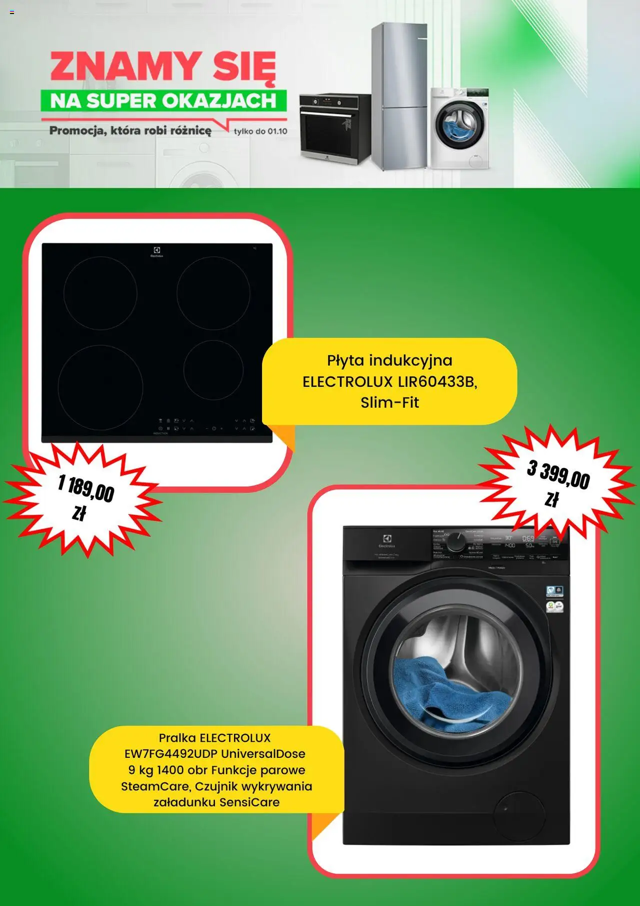 Neonet promocje od 18.09.2025 | Strona: 2 | Produkty: Płyta indukcyjna, Pralka