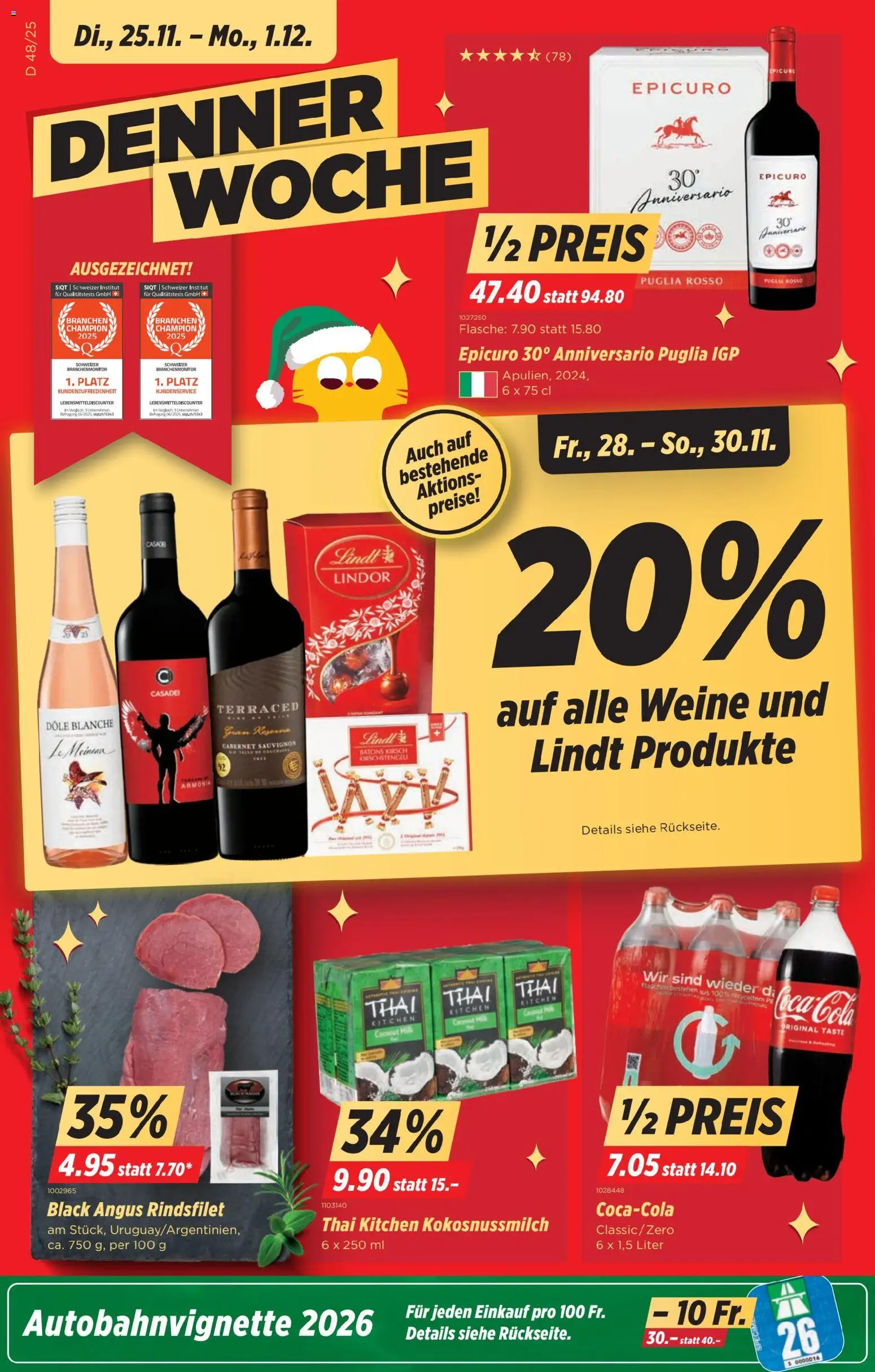 Denner Aktionen – gültig ab 25.11.2025 | Seite: 1
