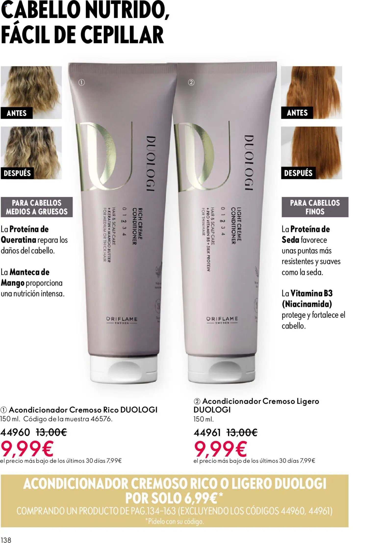 Oriflame - Catálogo Campaña 16 │ válido desde el 19.11.2025 | Página: 138 | Productos: Acondicionador, Manteca, Ρούτερ