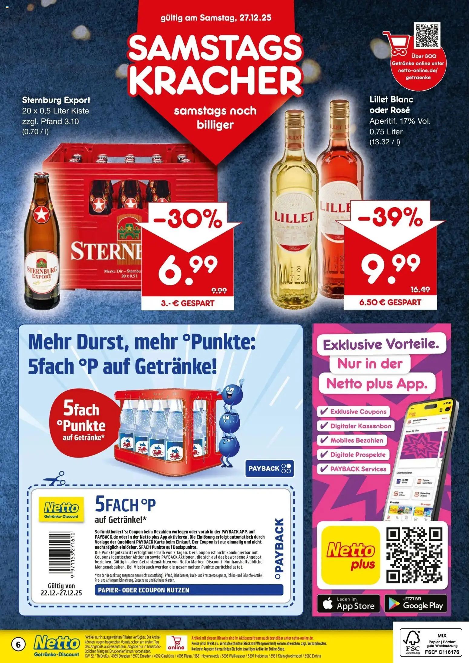Netto Marken-Discount prospekt Riesa	 – gültig ab 22.12.2025 | Seite: 6 | Produkte: Lillet