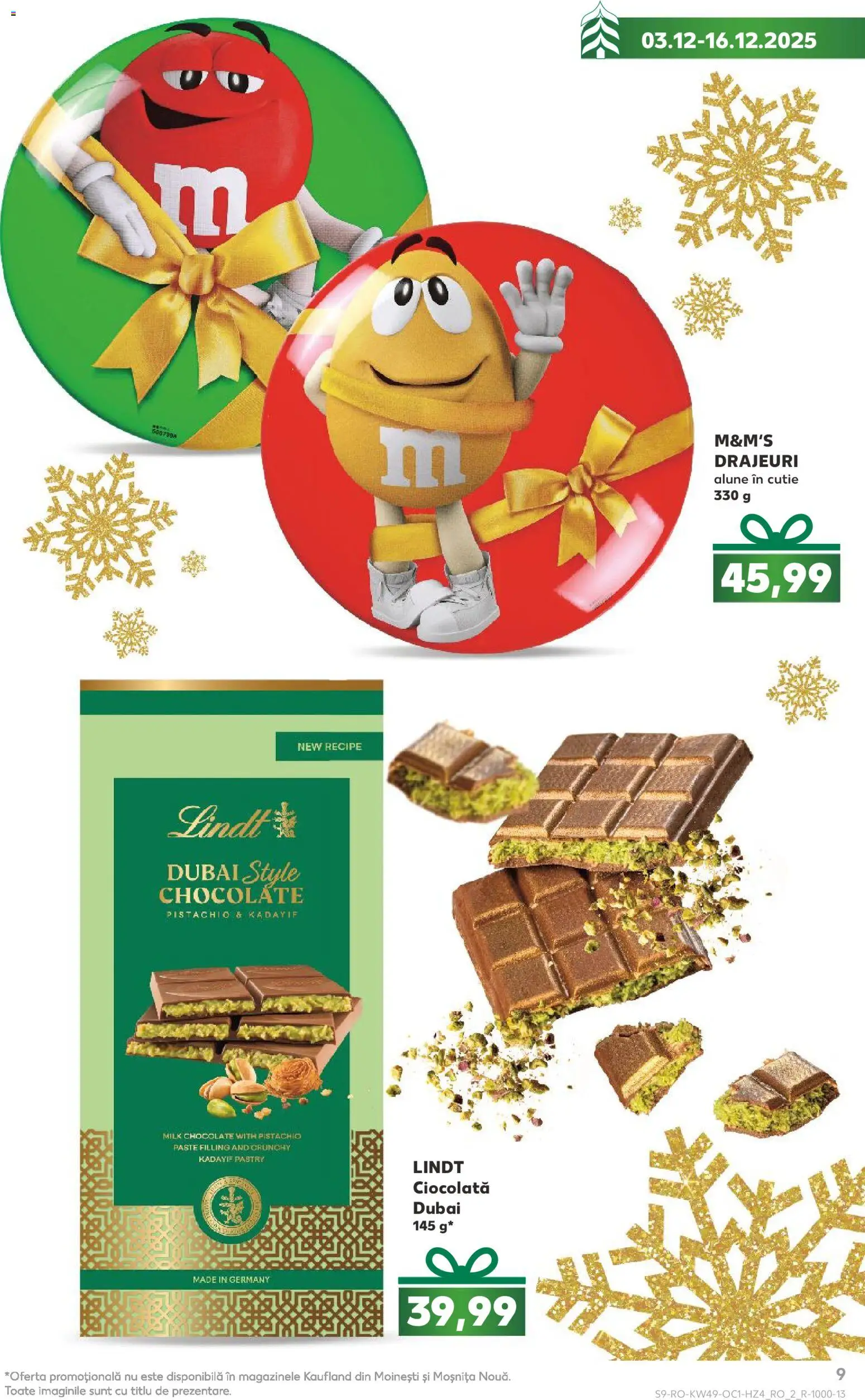 Noul catalog Kaufland – valabil de la 03.12.2025 | Pagină: 9 | Produse: Delgeç, Cutie, Alune, Paste