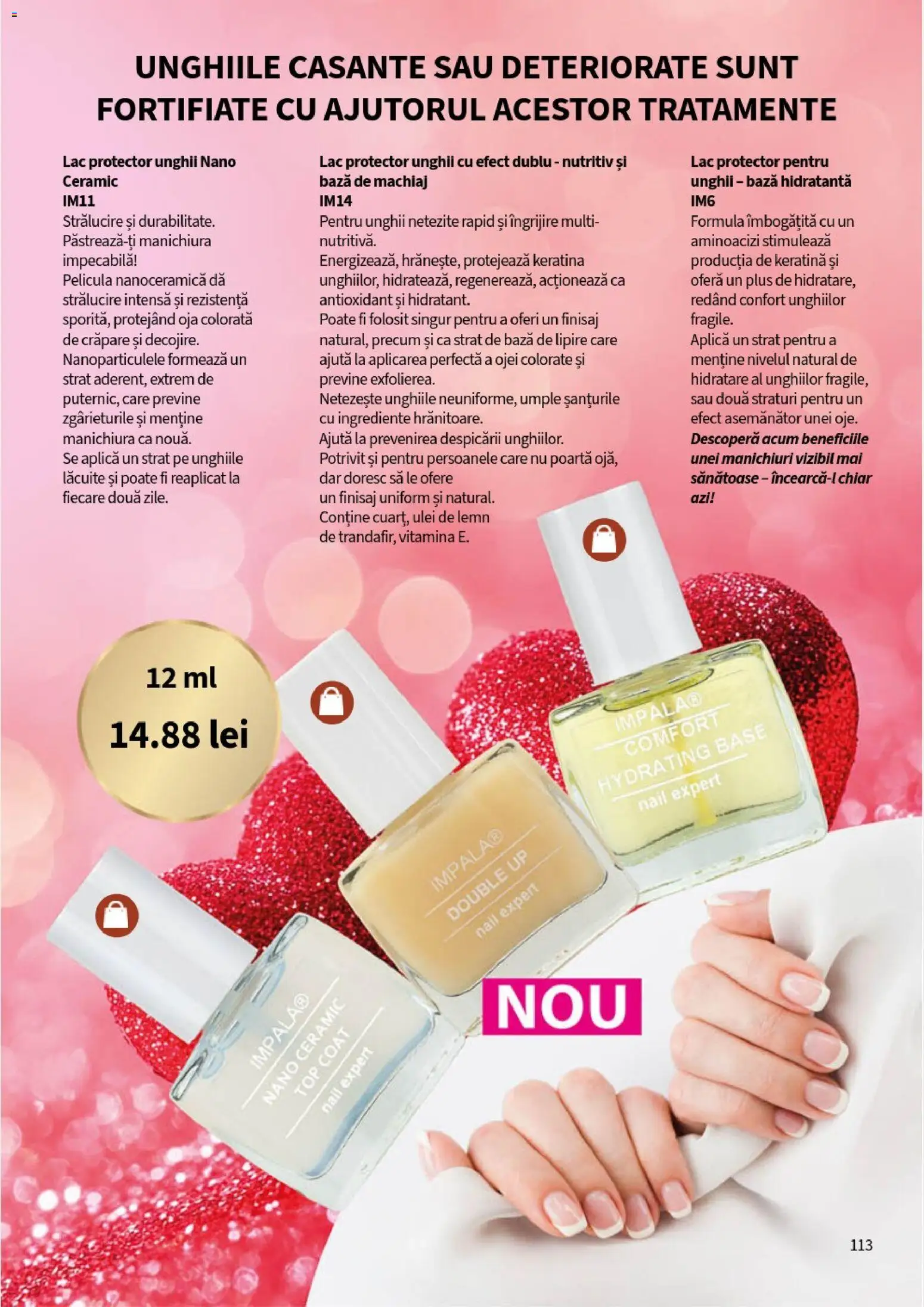 Noul catalog Lady’s – valabil de la 05.01.2026 | Pagină: 115 | Produse: Bază de machiaj, Top coat, Ulei, Ojă