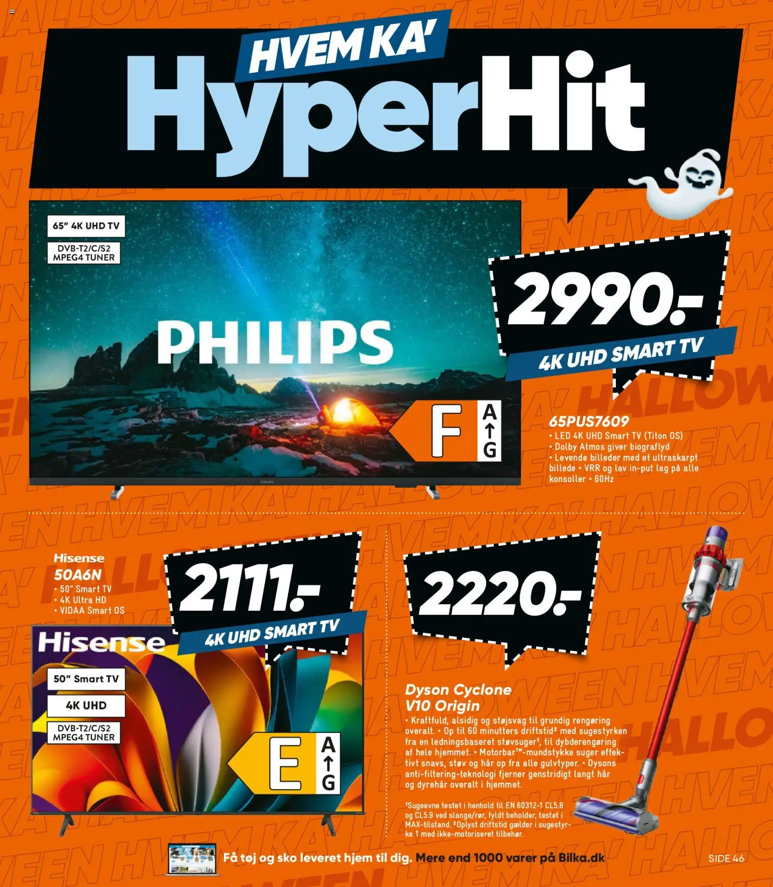 Bilka tilbudsavis – gyldig fra 24.10.2025 | Side: 3 | Produkter: Smart TV, TV, Sko, Tøj