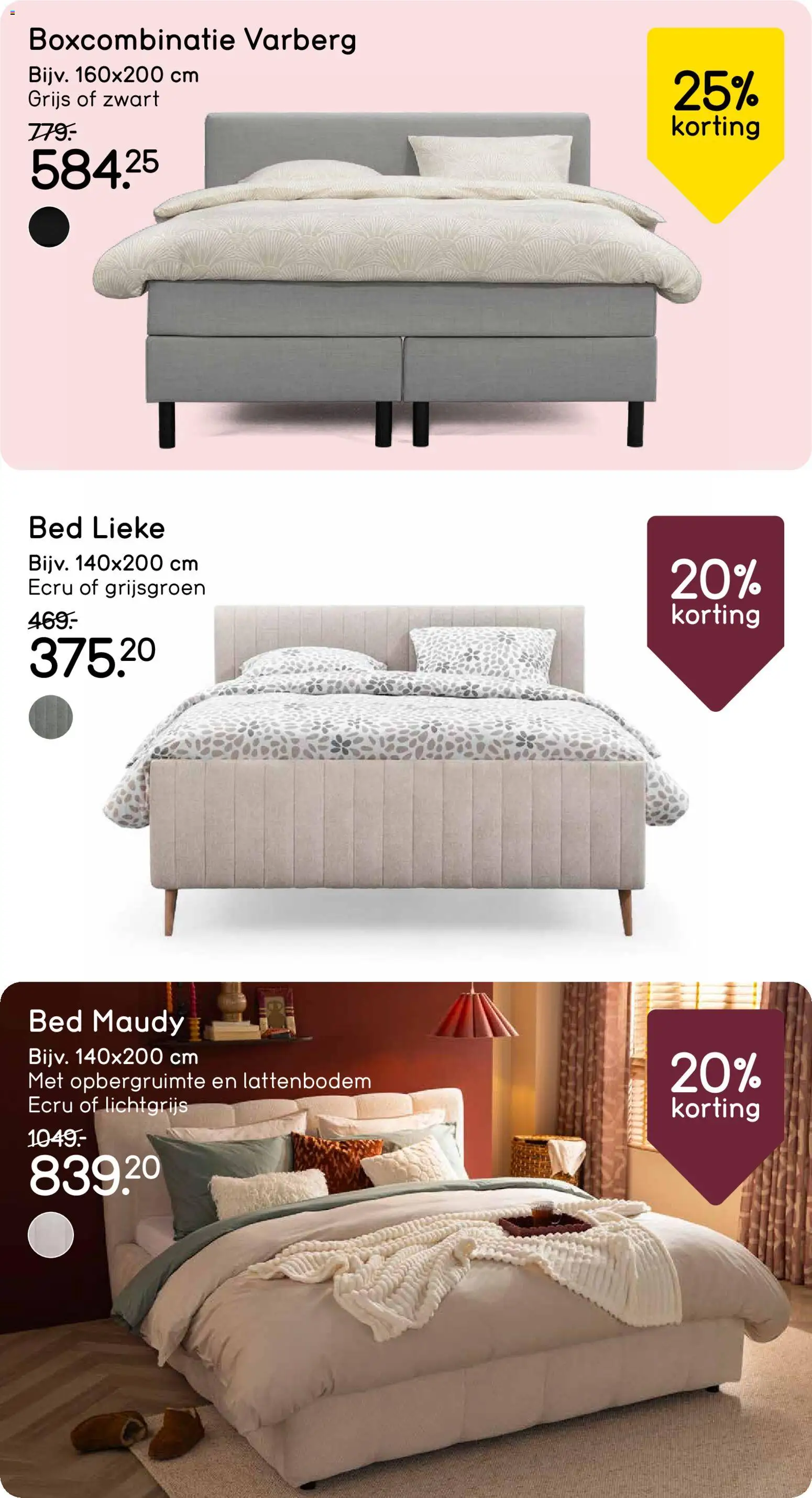 {H1} | Pagina: 29 | Producten: Bed