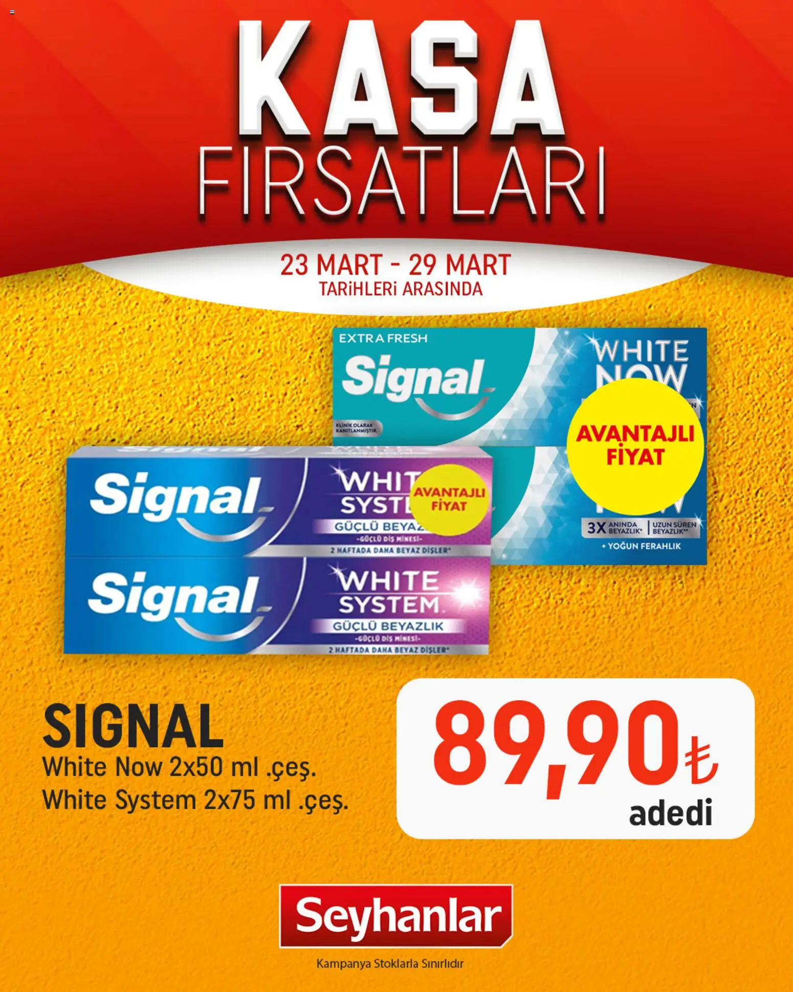Seyhanlar Market - Katalog Kasa Fırsatları - 23.03.2026 tarihinden itibaren geçerlidir | Sayfa: 3 | Ürünler: Kasa