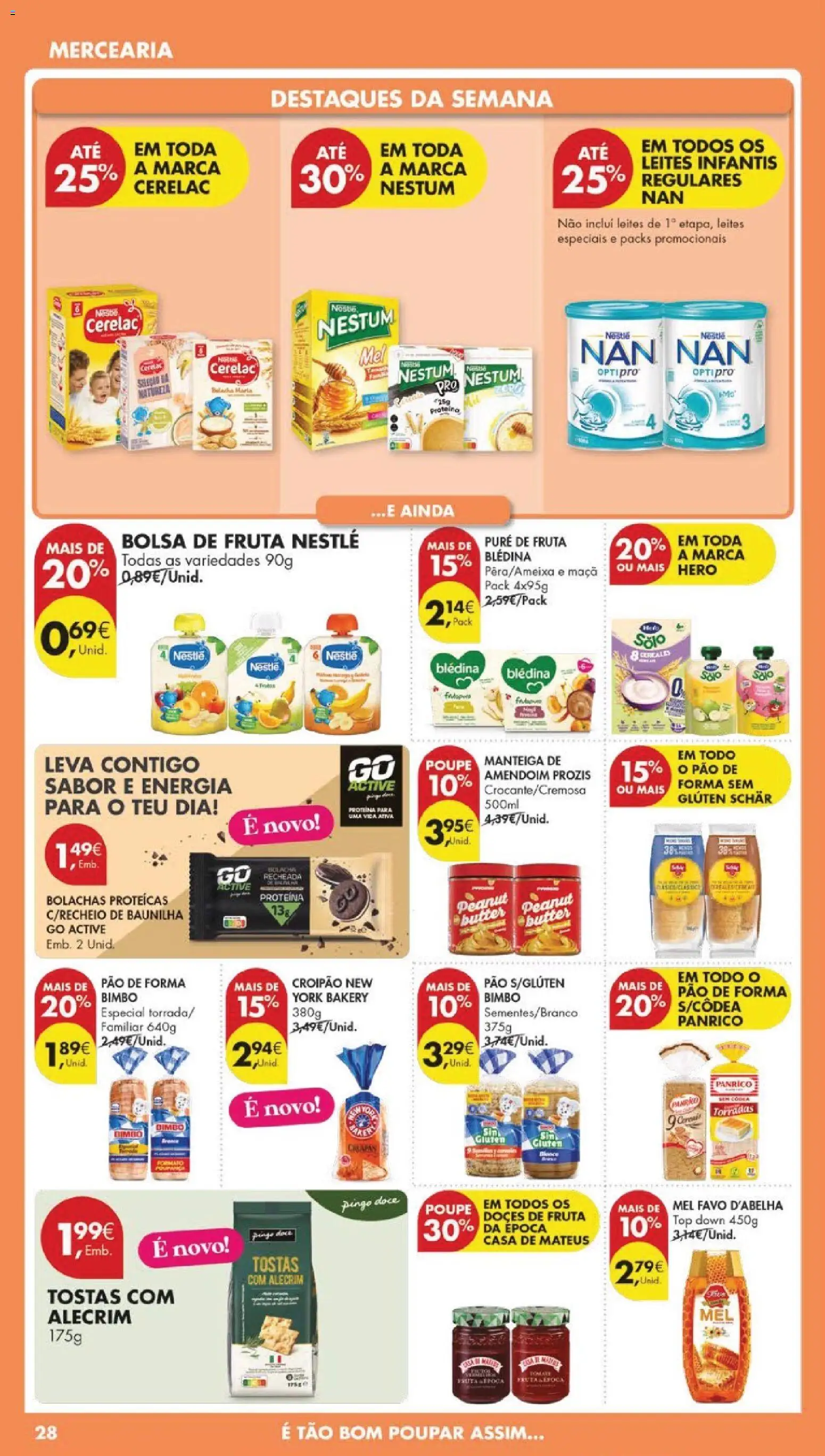 Pingo Doce folheto │ válido de 14.04.2026 | Página: 30 | Produtos: Bolsa, Top, Tostas, Pão