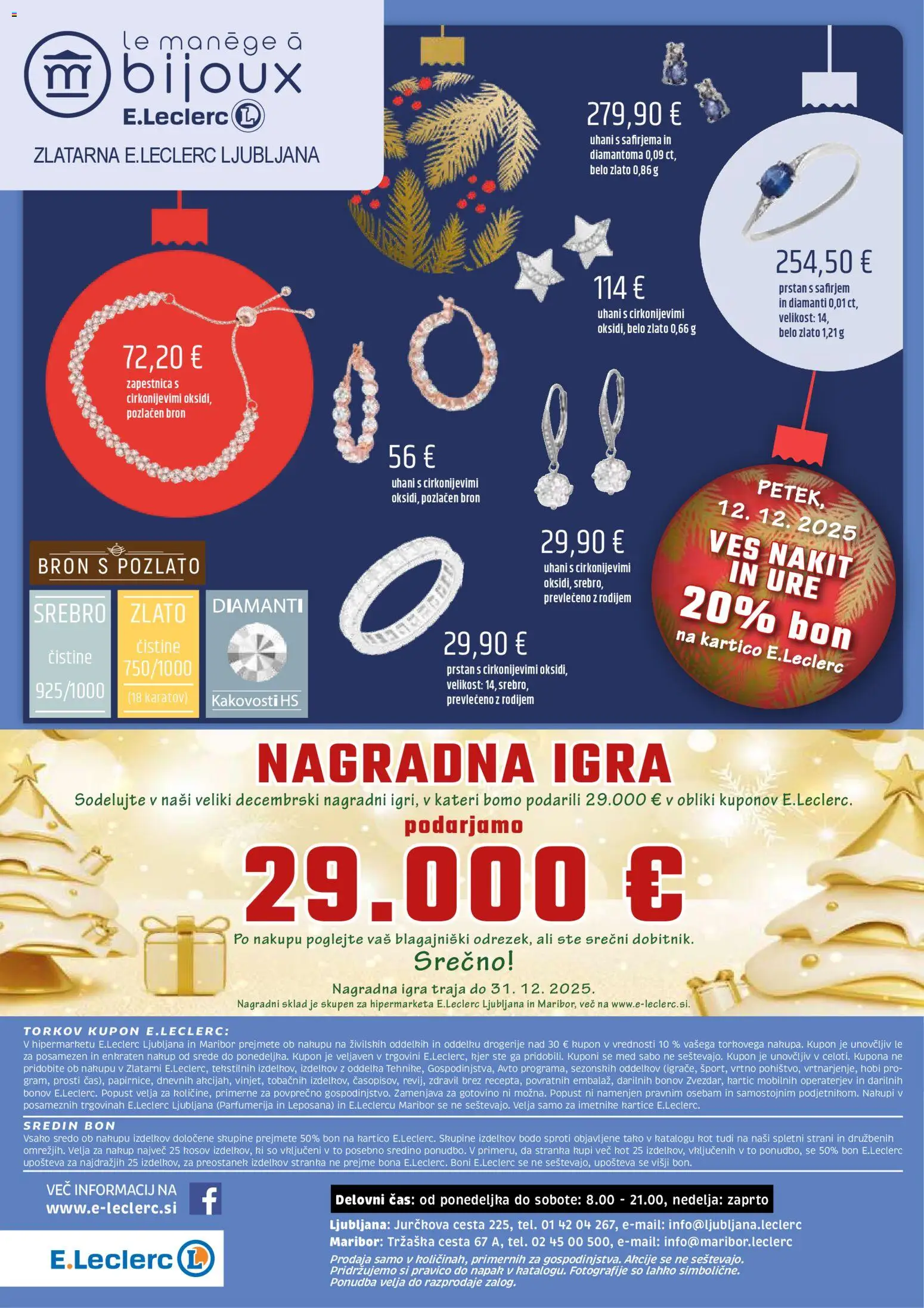 Novi E.leclerc katalog ponudbe – veljaven od 10.12.2025 | Stran: 48 | Izdelki: Igra, Zapestnica, Prstan, Uhani