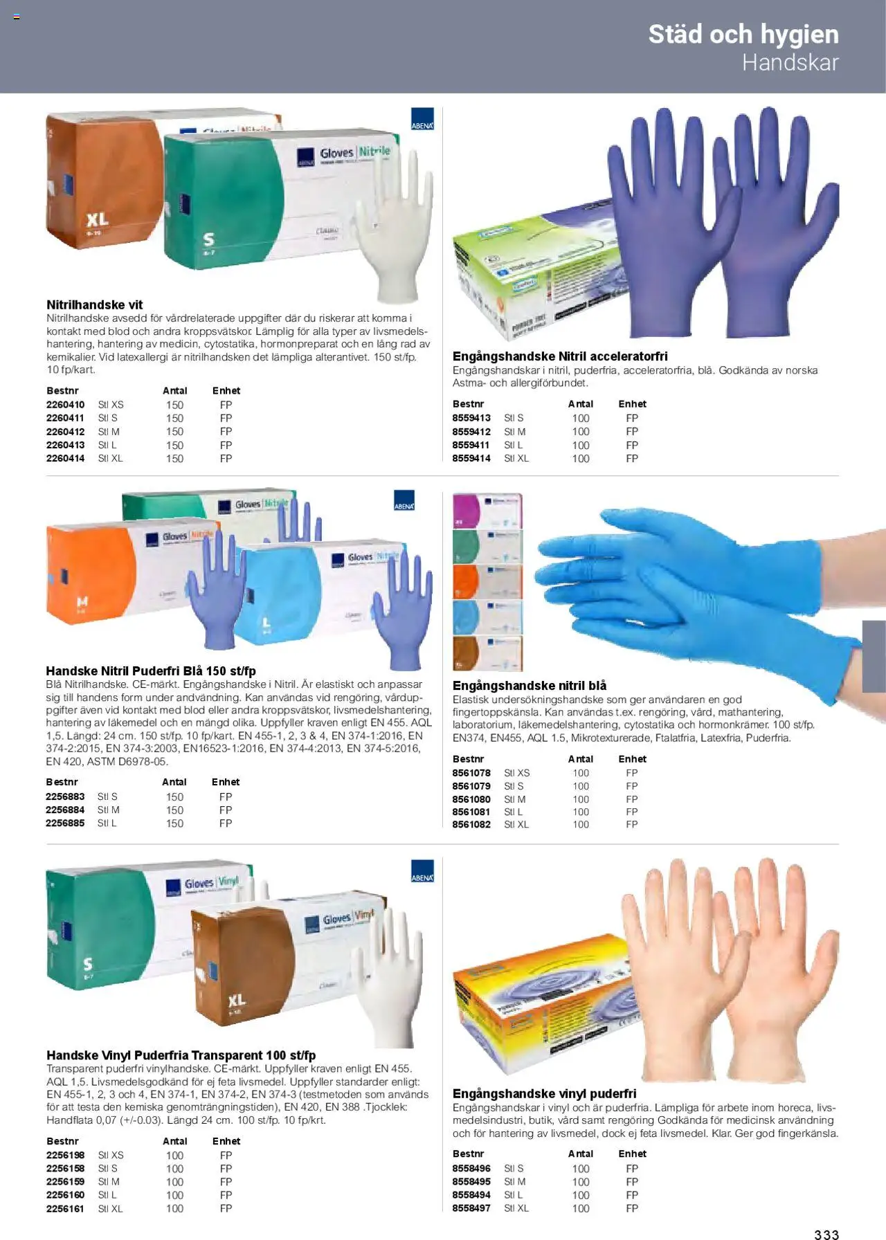 Office Depot reklamblad aktuell från 01.02.2025 | Sida: 335 | Produkter: Handskar, Kontakt