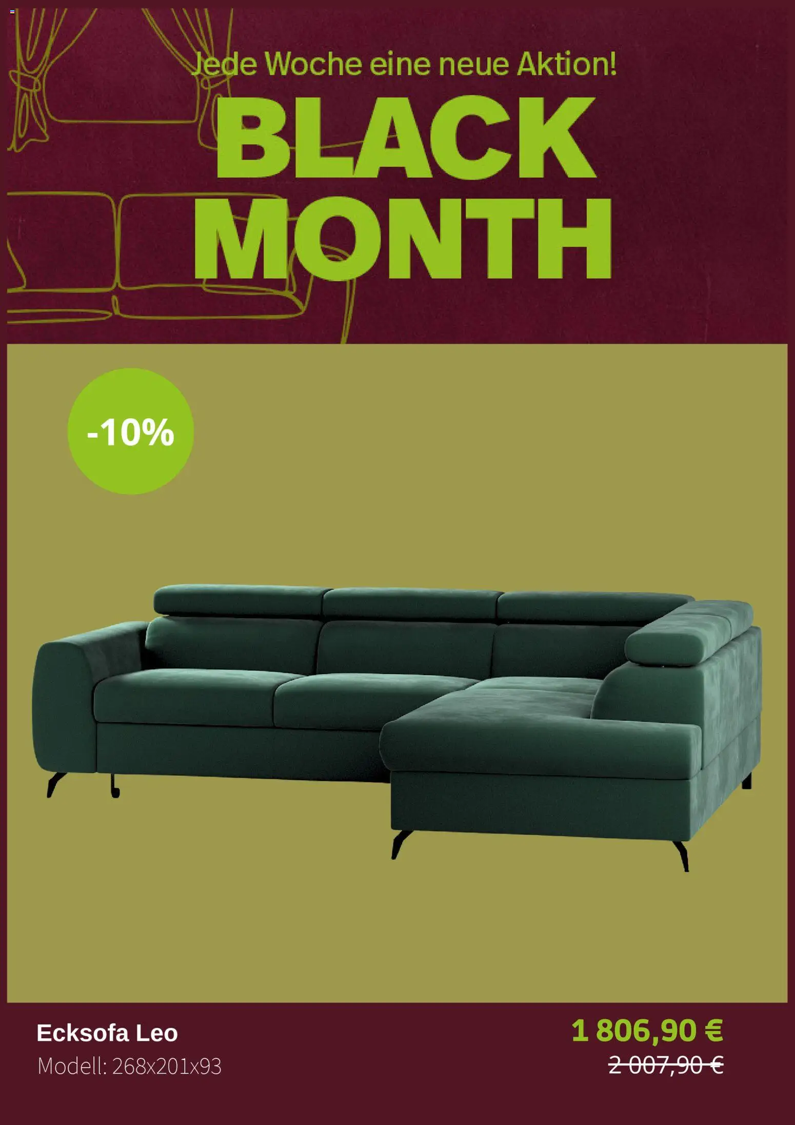 Dekoria - Black Friday – gültig ab 18.11.2025 | Seite: 4 | Produkte: Ecksofa