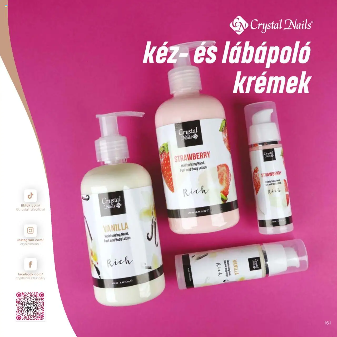 Crystal Nails akciós ujság - amely érvényes a következő dátumtól: 01.01.2024 | Oldal: 161 | Termékek: Body