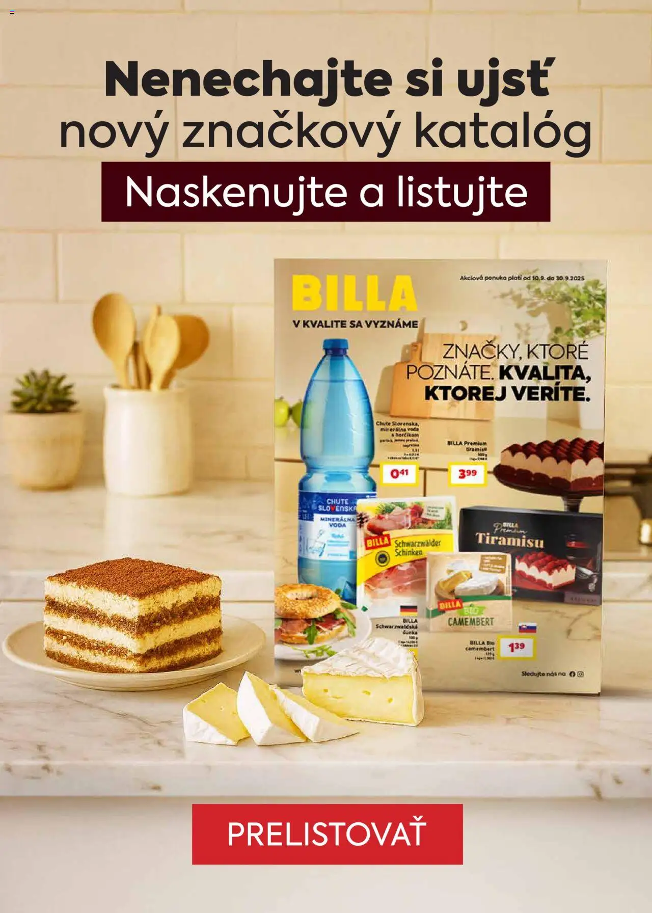 Nové Billa akcie – leták je platný od 24.09.2025 | Strana: 26 | Produkty: Voda, Minerálna voda