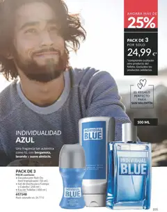 Vista previa INDIVIDUAL BLUE Gel de Ducha para Cuerpo y Cabello, Hair & body wash. válido desde el 01.02.2026 | Página: 111