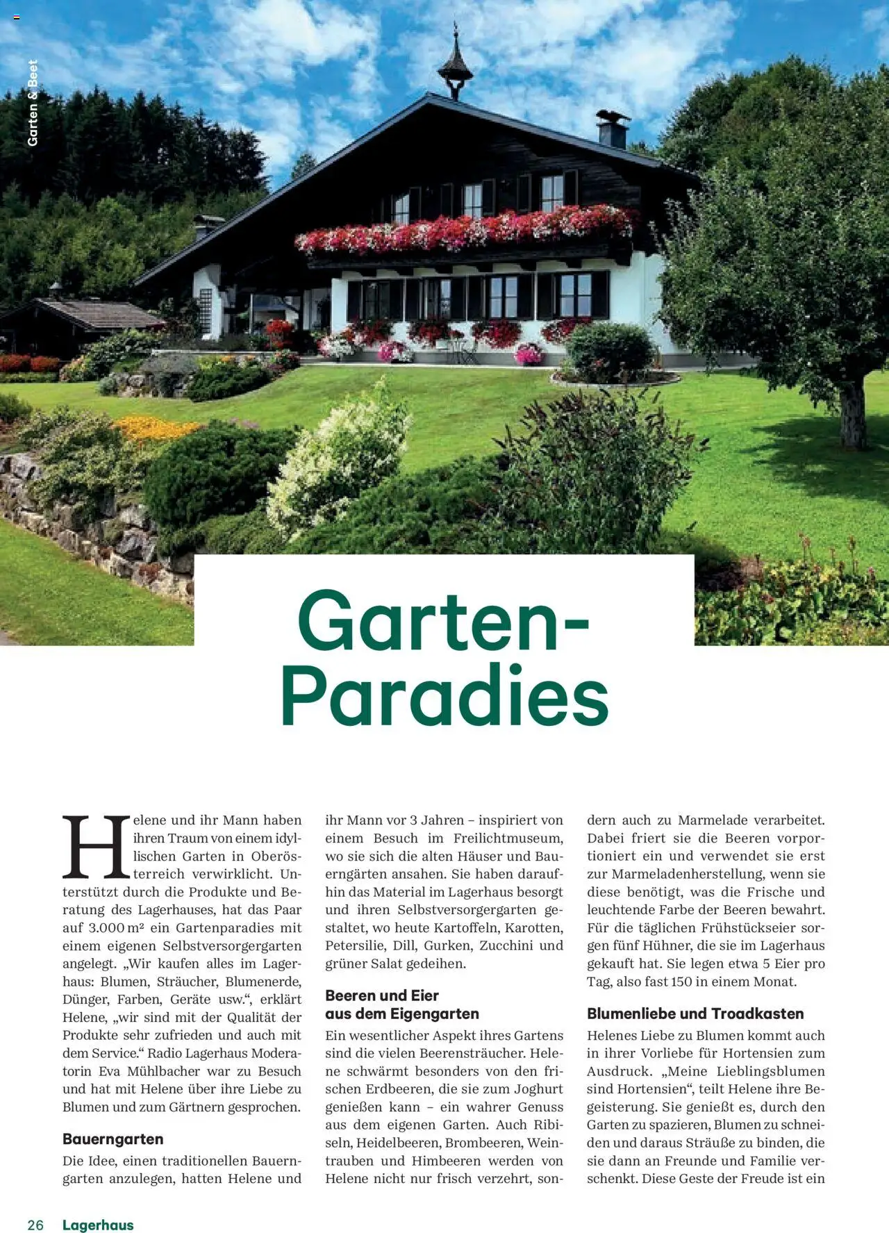 Lagerhaus Fürs Leben am Land Magazin gültig ab 28.04.2025 | Seite: 26 | Produkte: Salat, Radio, Eier, Wein