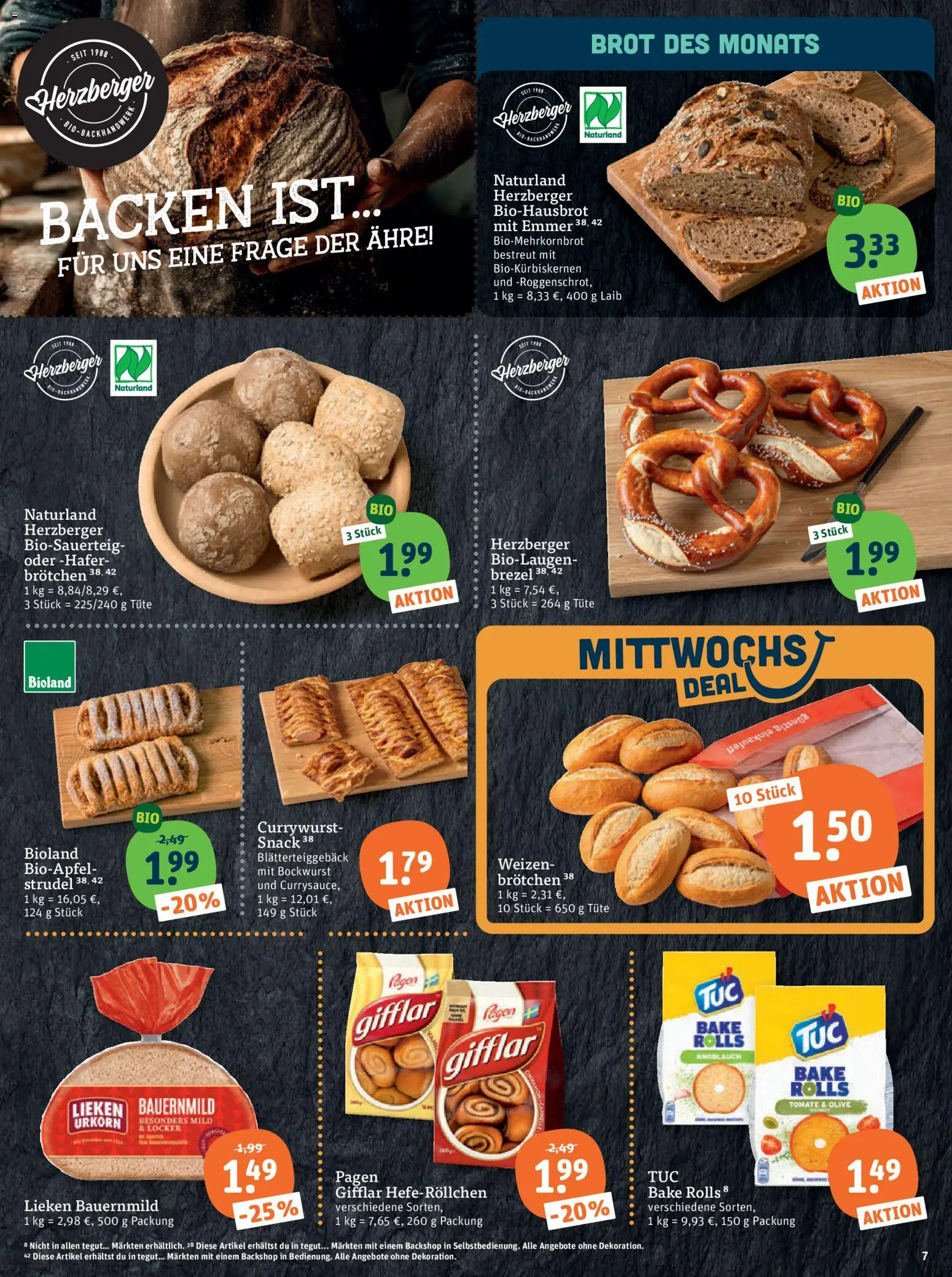 Tegut Prospekt 	 – gültig ab 02.02.2026 | Seite: 9 | Produkte: Bockwurst, Knoblauch, Brot