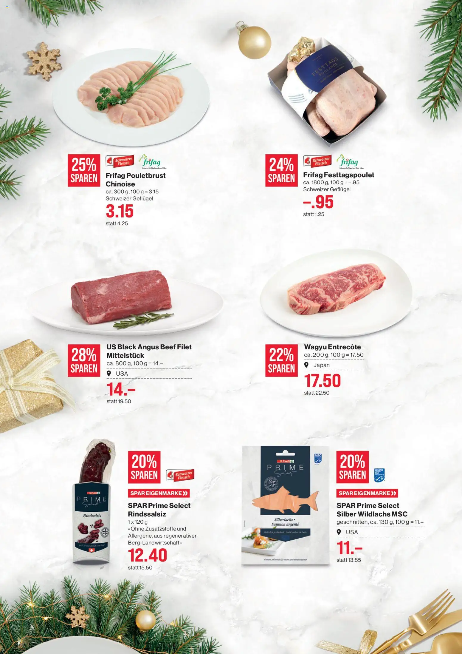 SPAR Aktionen – gültig ab 18.12.2025 | Seite: 6 | Produkte: Pouletbrust