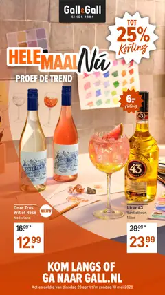 Gall en Gall folder - Voorbeeld van een folder van Gall en Gall, geldig van 28.04.2026