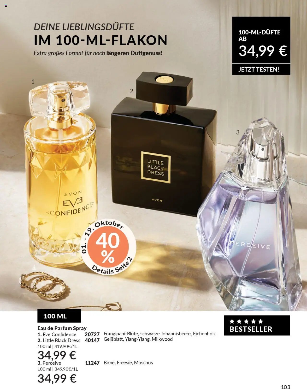 AVON Katalog Oktober 2025 – gültig ab 01.10.2025 | Seite: 105 | Produkte: Parfüm, Eau de Parfum