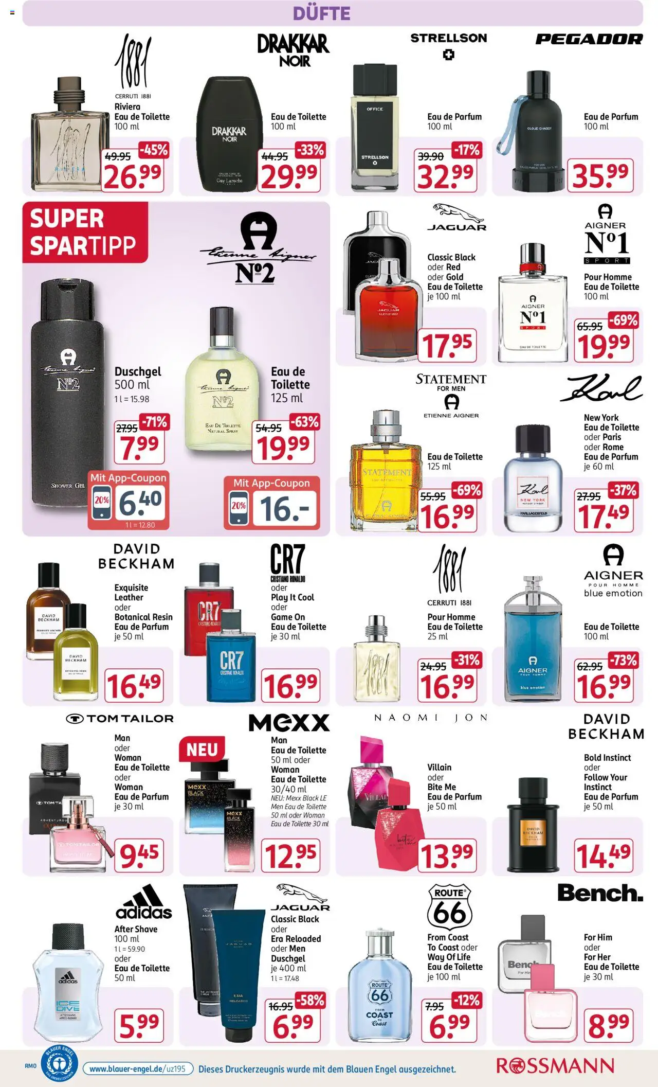 Rossmann Prospekt 	 – gültig ab 15.09.2025 | Seite: 7 | Produkte: Toilette, Parfüm, Eau de Toilette, Shower Gel