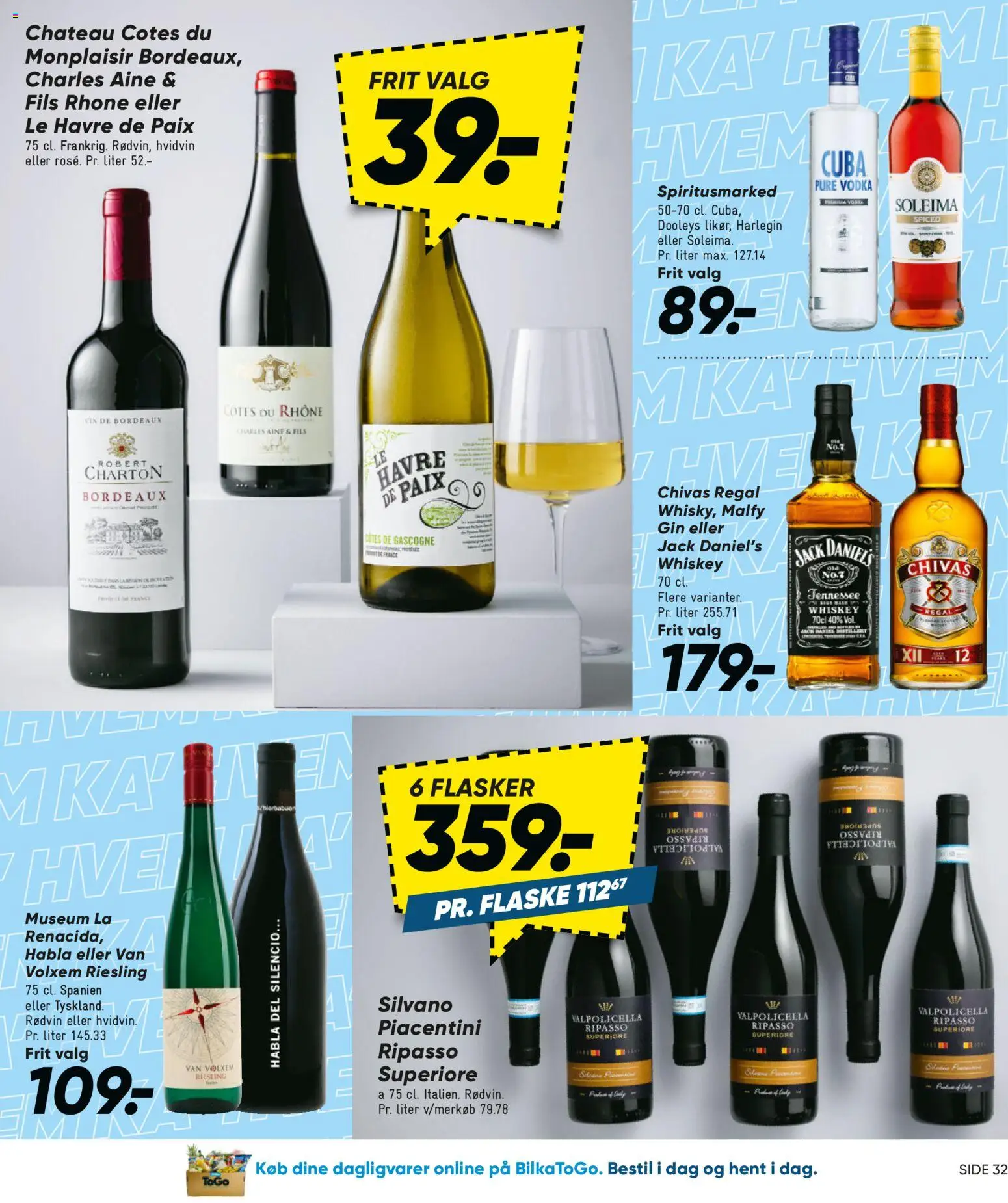 Bilka tilbudsavis – gyldig fra 23.01.2026 | Side: 21 | Produkter: Gin, Vodka