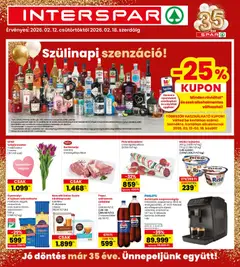 Interspar Akciós újság - amely érvényes a következő dátumtól: 12.02.2026