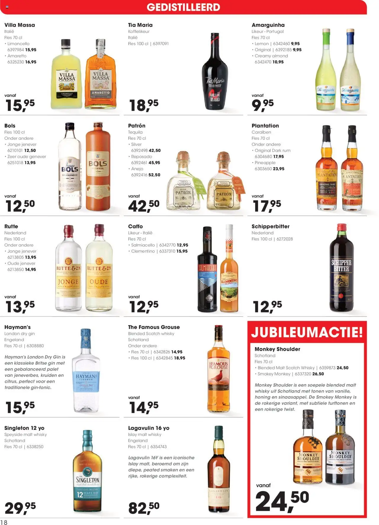  | Pagina: 18 | Producten: Gin, Fles, Whisky
