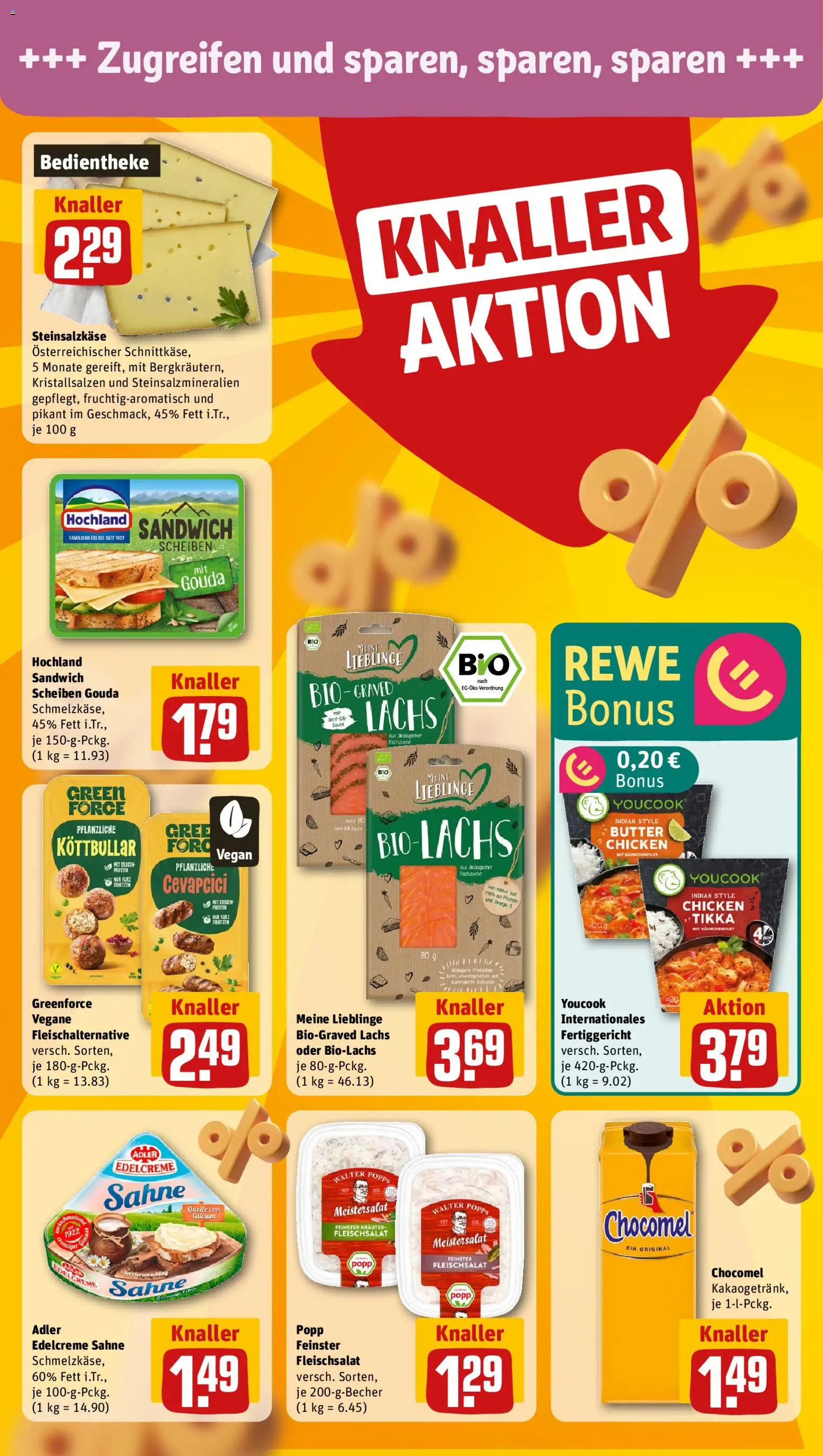 Rewe ihr Kaufpark Prospekt 	 – gültig ab 13.04.2026 | Seite: 16 | Produkte: Gouda, Cevapcici, Sahne, Erbsen