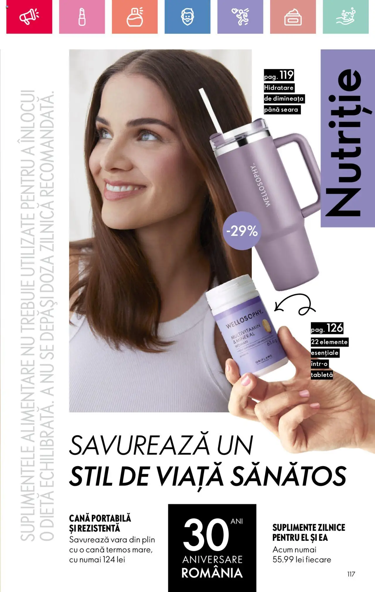 Oriflame catalog 11 2025 – valabil de la 27.07.2025 | Pagină: 117 | Produse: Tabletă, Termos
