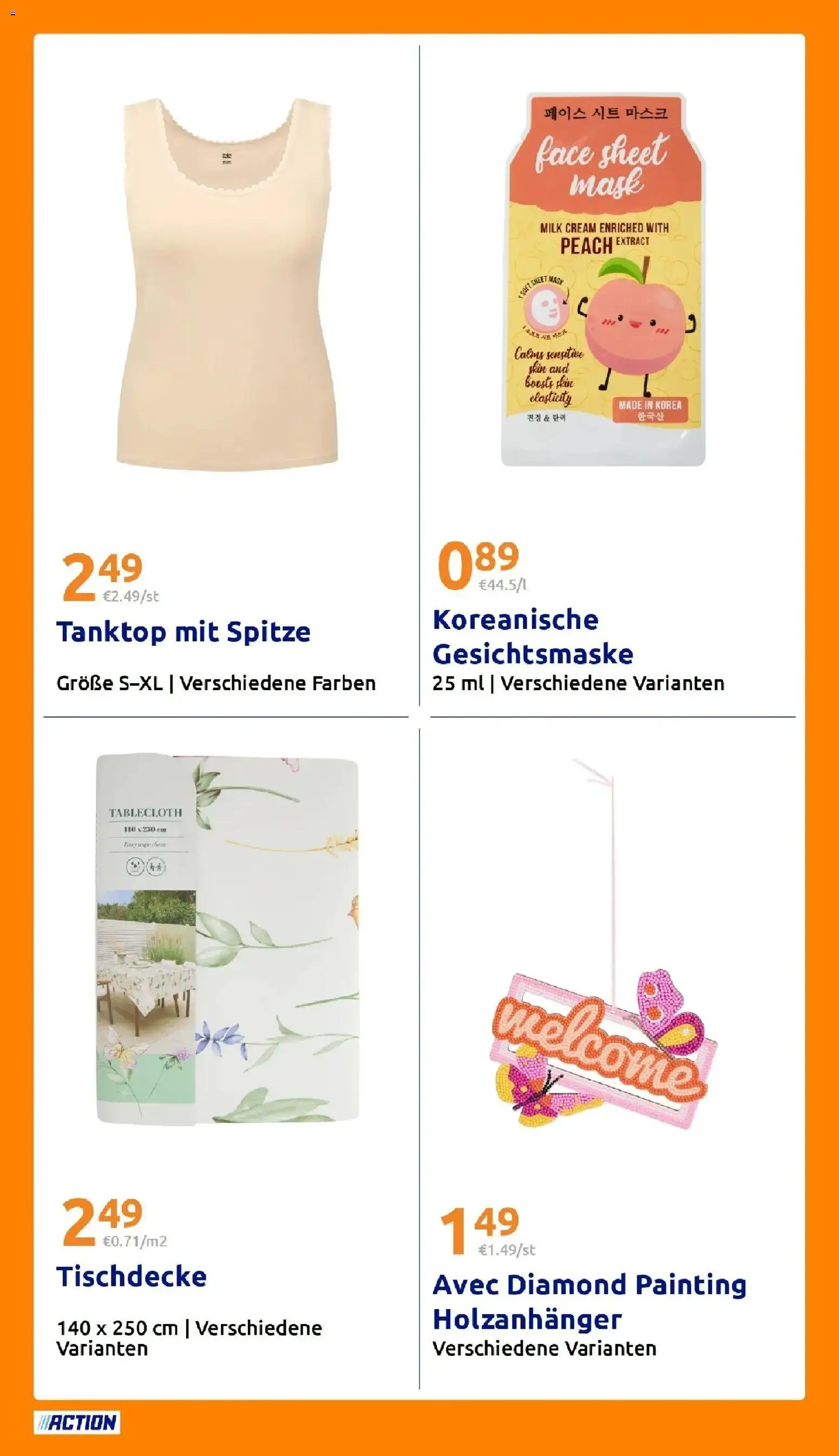 Action - Action: Kleine Preise, große Freude – gültig ab 21.04.2026 | Seite: 32 | Produkte: Tanktop, Gesichtsmaske