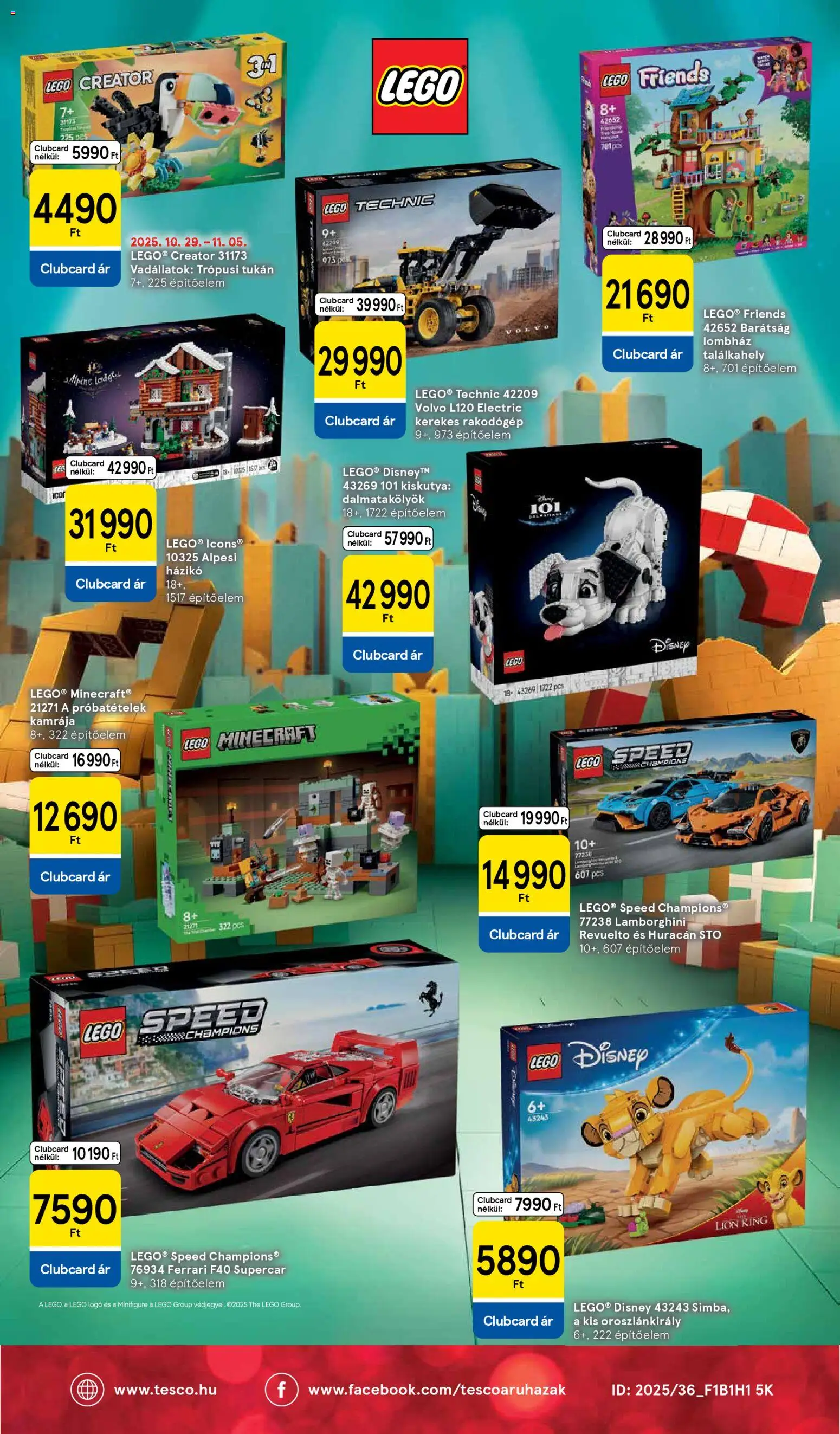 Tesco akciós ujság - amely érvényes a következő dátumtól: 29.10.2025 | Oldal: 32