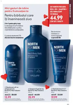 Ofertele Oriflame valabile de la 21.01.2026 | Pagină: 153 | Produse: Șampon, Gel de duș, Deodorant, Antiperspirant