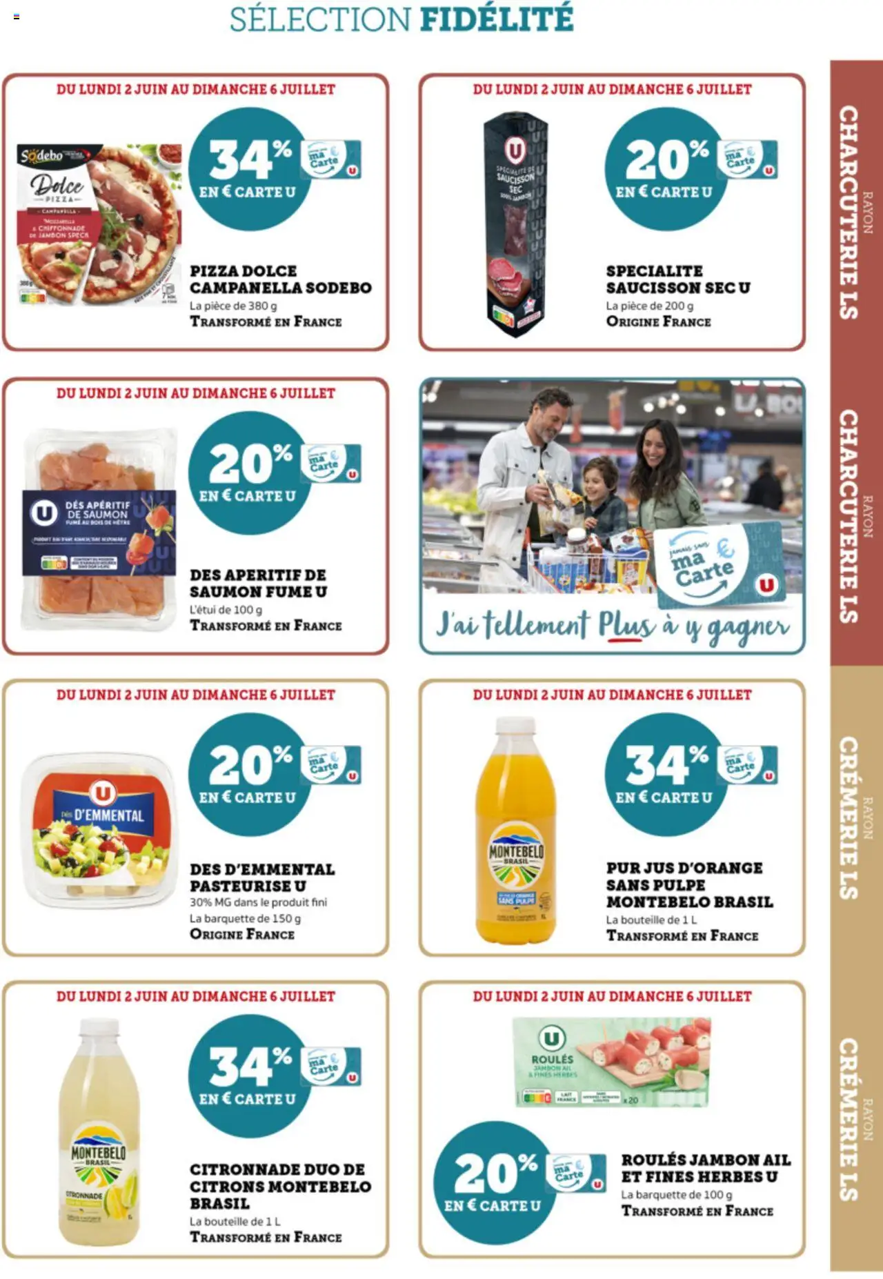  | Page: 5 | Produits: Saucisson, Ail, Saumon fumé, Pizza