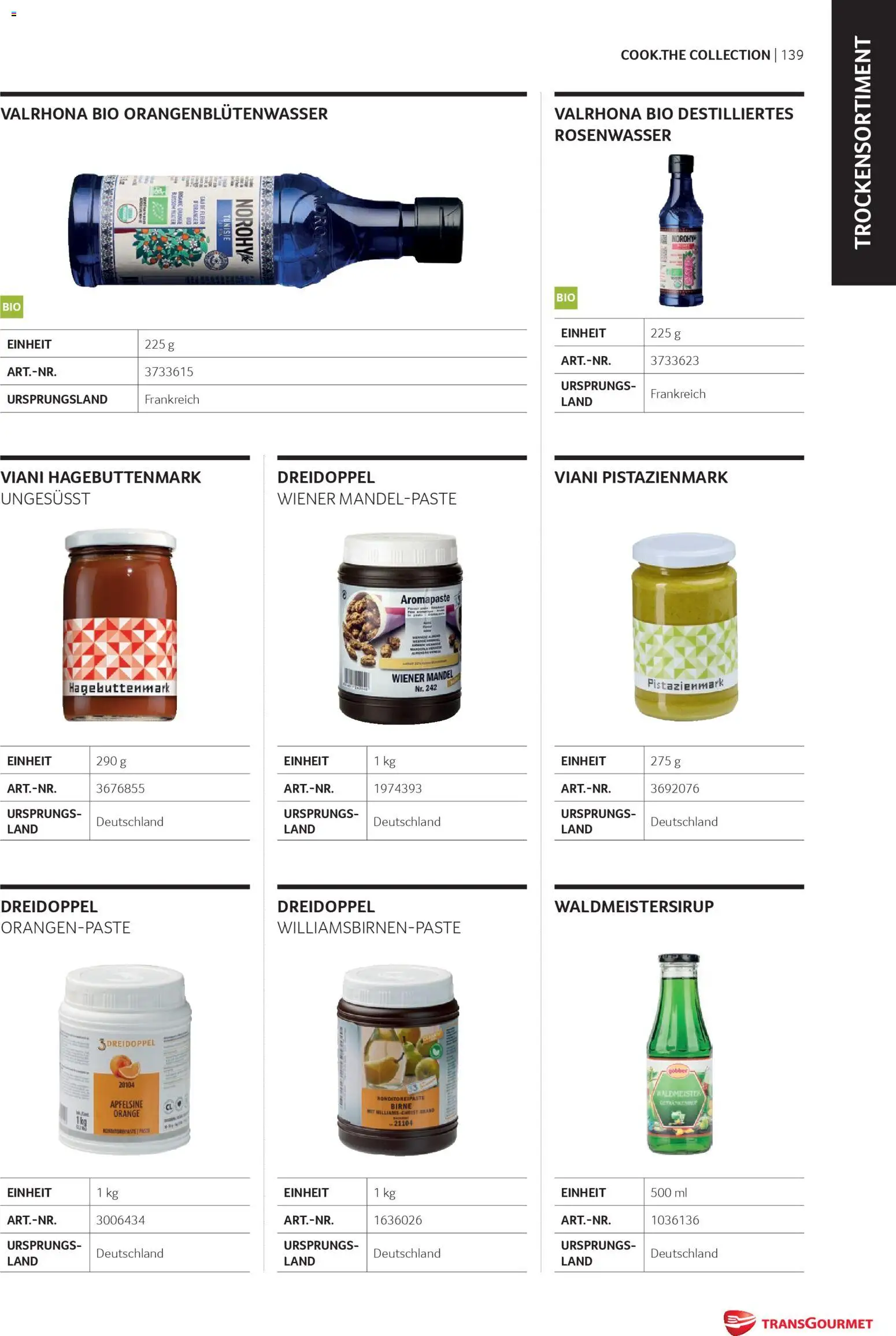 Transgourmet Cook Look-Book gültig ab 08.04.2026 | Seite: 139 | Produkte: Birne