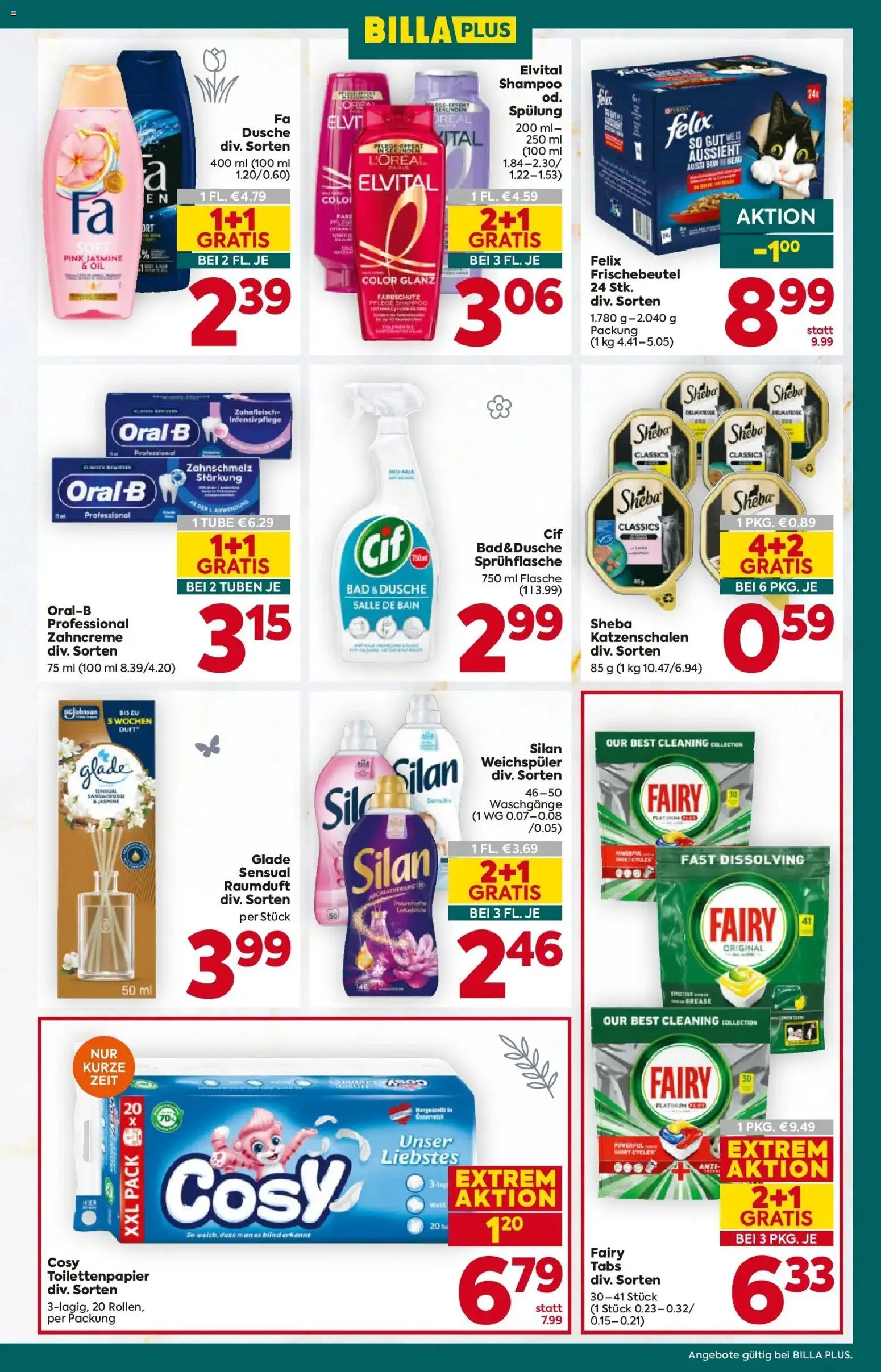 Billa Plus Flugblatt - Niederösterreich gültig ab 12.03.2026 | Seite: 15 | Produkte: Dusche, Duft, Shampoo, Weichspüler