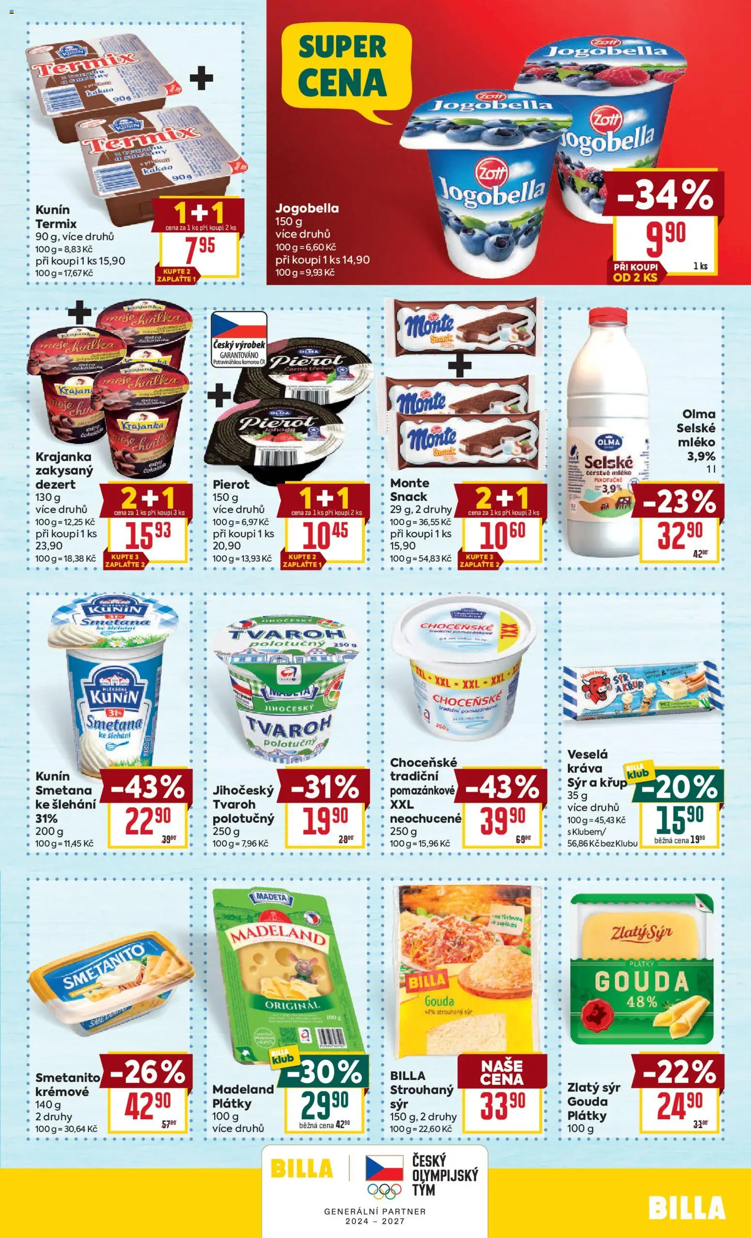 Billa Velký leták od 15.04.2026 | Strana: 17 | Produkty: Gouda, Tvaroh, Termix, Kakao