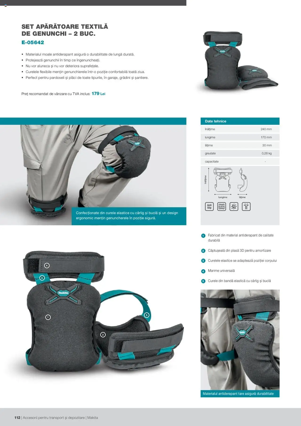 Makita catalog - Accesorii pentru transport si depozitare   – valabil de la 06.09.2021 | Pagină: 112