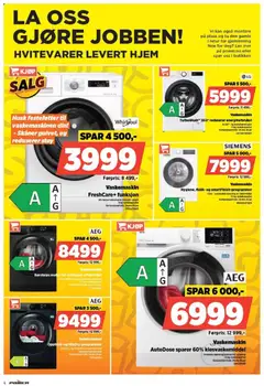 Forhåndsvisning av Power kundeavis gyldig fra 05.01.2026 | Side: 6 | Produkter: Vaskemiddel, Vaskemaskin, Tørketrommel
