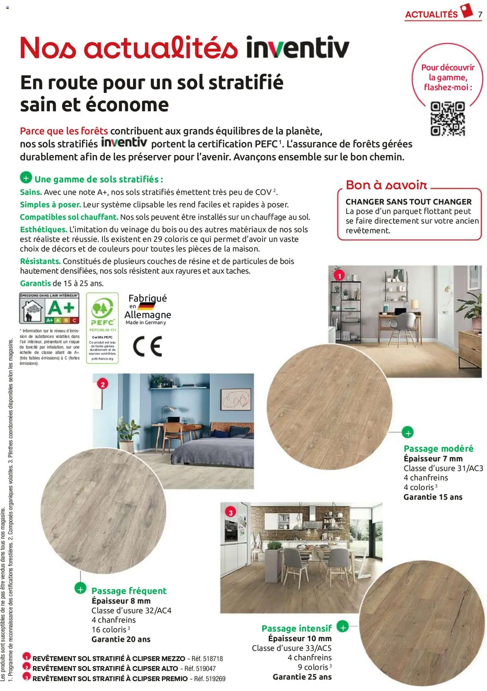 {H1} | Page: 7 | Produits: Couches, Parquet