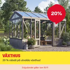 ByggMax - erbjudanden - Förhandsvisning av reklamblad från butik ByggMax aktuell från 03.11.2025 | Sida: 10 | Produkter: Växthus, Galler