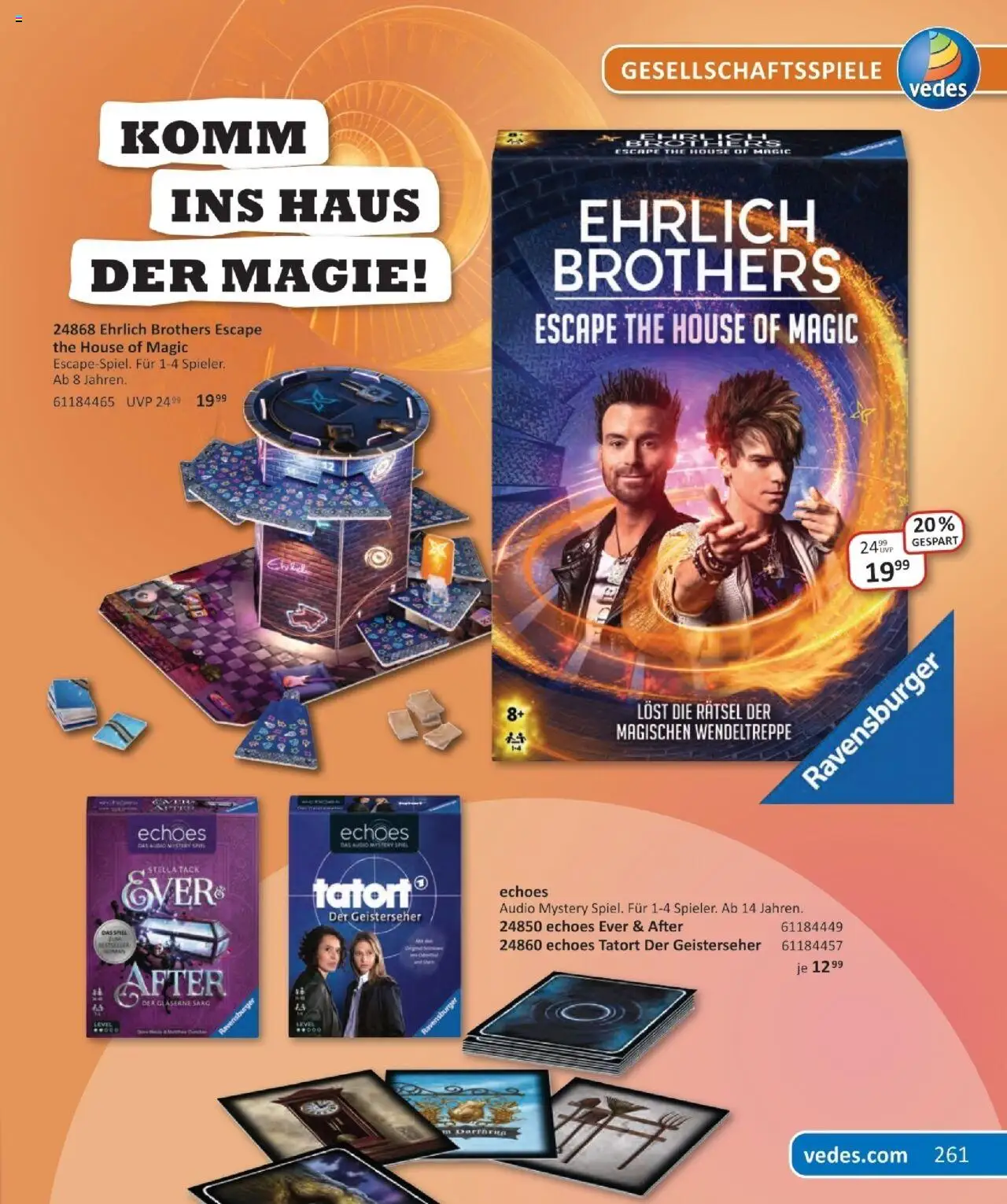 Vedes Das große Buch der Wünsche – gültig ab 29.09.2025 | Seite: 261 | Produkte: Spiel, Audio