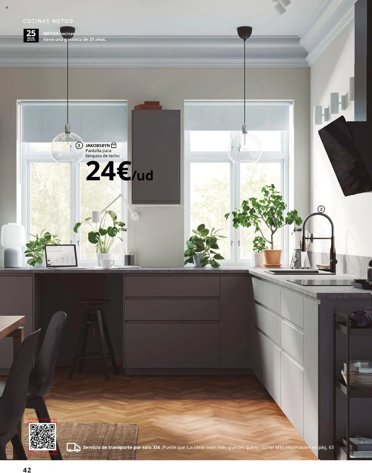 Catálogo IKEA Cocinas │ válido desde el 01.09.2025 | Página: 42 | Productos: Lámpara de techo, Lámpara