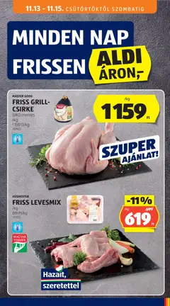 Aldi Akciós újság - amely érvényes a következő dátumtól: 13.11.2025 | Oldal: 15