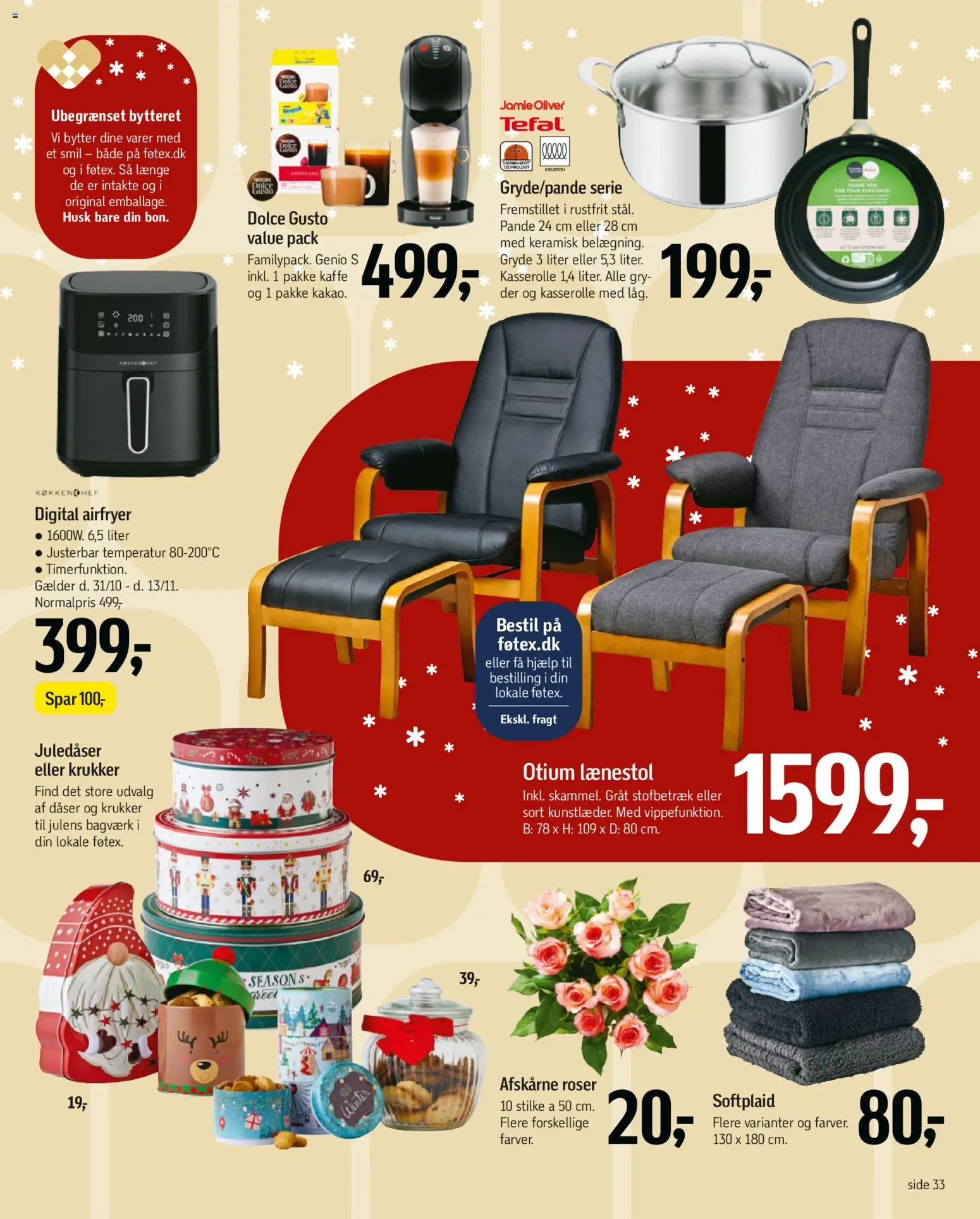 Føtex tilbudsavis – gyldig fra 31.10.2025 | Side: 61 | Produkter: Kaffe, Lænestol