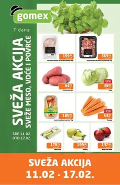 Gomex sveža akcija - pregled Gomex kataloga - važi od 11.02.2026