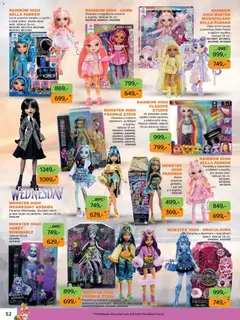 Náhled letáku Dráčik leták od 03.10.2025 | Strana: 58 | Produkty: Panenka, Rainbow High, Monster, Karty