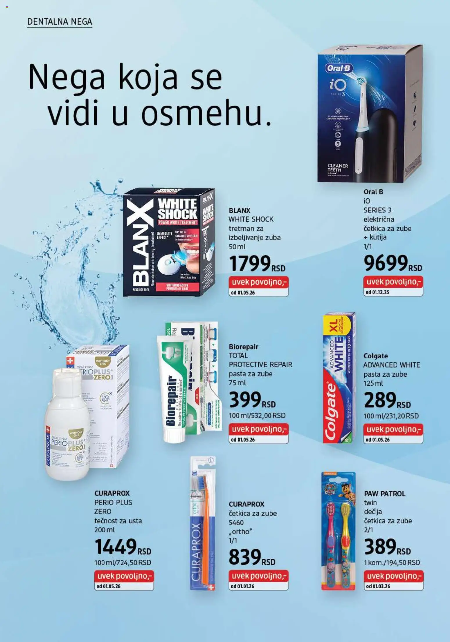 DM Drogerie katalog - važi od 01.05.2026 | Strana: 18 | Proizvode: Colgate, Kutija, Pasta za zube, Četkica za zube
