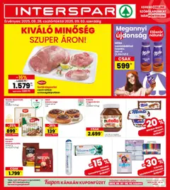Interspar Akciós újság - amely érvényes a következő dátumtól: 28.08.2025
