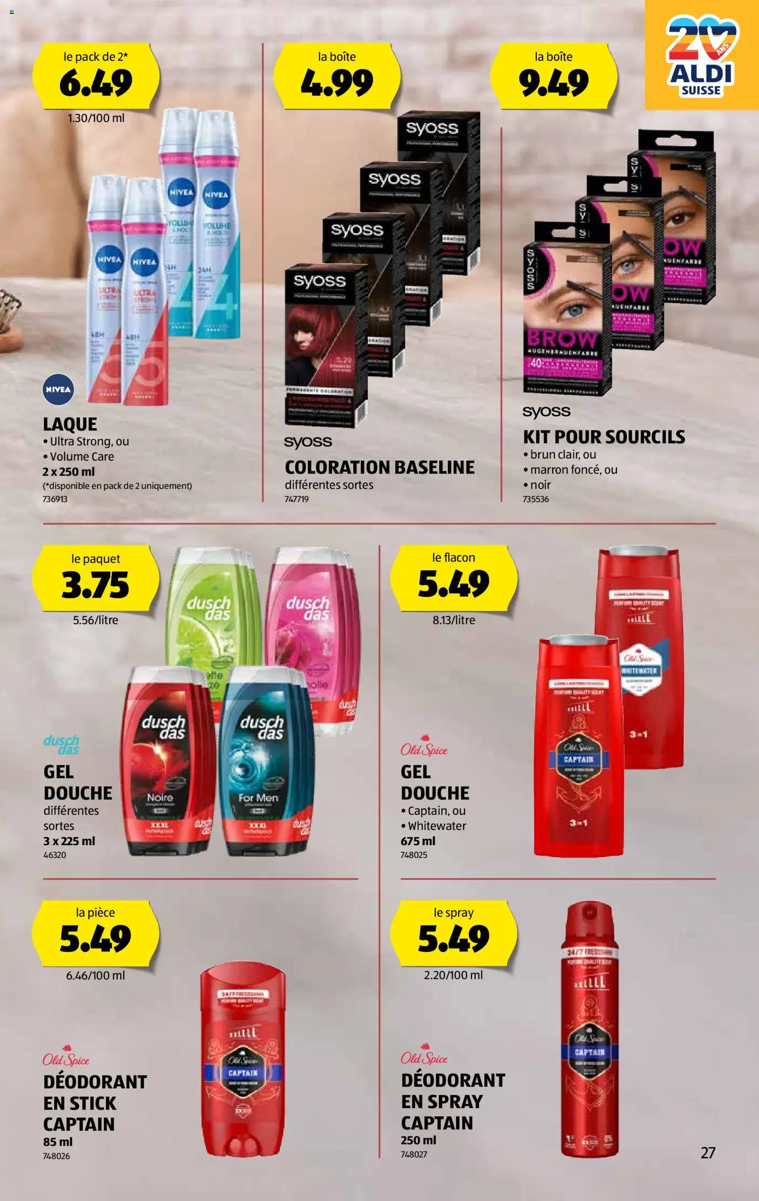 Aldi Aktionen FR – gültig ab 27.11.2025 | Seite: 28 | Produkte: Deodorant