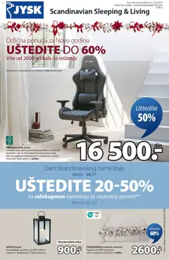 Jysk katalog - pregled Jysk kataloga - važi od 29.10.2025
